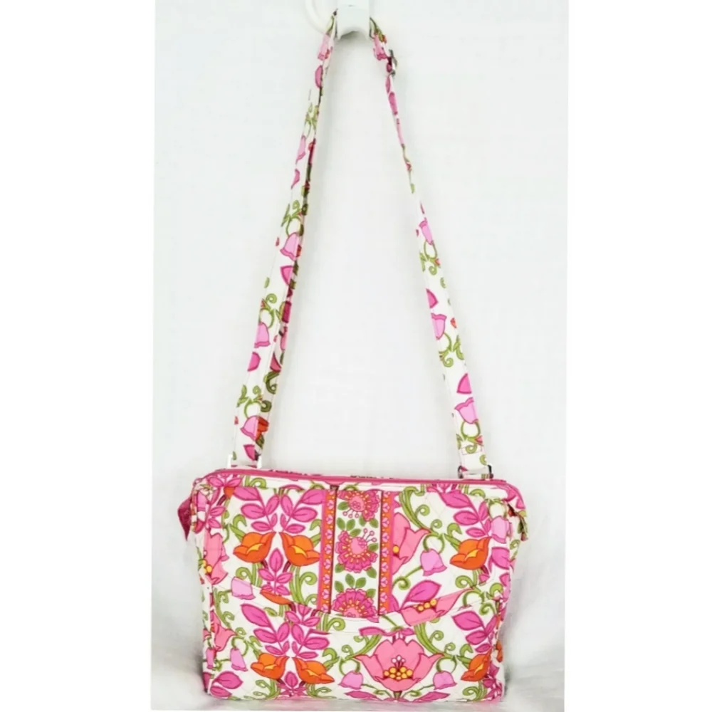 Vera Bradley Laptop Tablet Book Business College Bag Hipster Lilli Bell